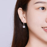 S925 Sterling silver Dangle Drop Earring Tassel Hook Earring for Women