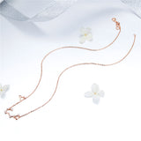 925 Sterling Silver Taurus Rose Gold Plated Necklace
