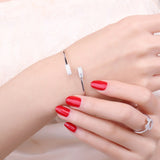 Minimalist bracelet 925 Sterling Silver Bangles Bracelet Bracelets For Women Silver 925 Jewelry