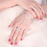 Square CZ Silver Bracelet 925 Sterling Silver Bangles Bracelet Bracelets For Women Silver 925 Jewelry