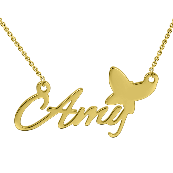Amy - Personalized 925 Sterling Silver Name Necklace