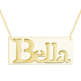 Carry Your Name -925 Sterling Silver Personalized Name Necklace Adjustable 16”-20”