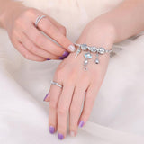 925 Sterling Silver Daisy Flower Charm Beads Fit Bracelets For Women Fine Jewelry As The Best Gifts New Hot Sale