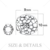 925 Sterling Silver Daisy Flower Charm Beads Fit Bracelets For Women Fine Jewelry As The Best Gifts New Hot Sale