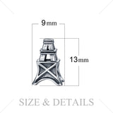 925 Sterling Silver Eiffel Tower Bead Charm Fashion For Women