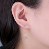 Airplane Thread Drop Earrings 925 Sterling Silver Earrings For Women Girls Korean Earrings Fashion Jewelry