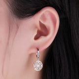 Celtic Knot Dangle Drop Earrings 925 Sterling Silver Earrings for Women Korean Earrings Fashion Jewelry