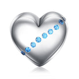 Heart Sister 925 Sterling Silver Beads Charms Silver 925 Original For Bracelet Silver 925 original Jewelry