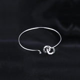 Love Circle Bracelet 925 Sterling Silver Bracelet Bangles Bracelets For Women Silver 925 Jewelry