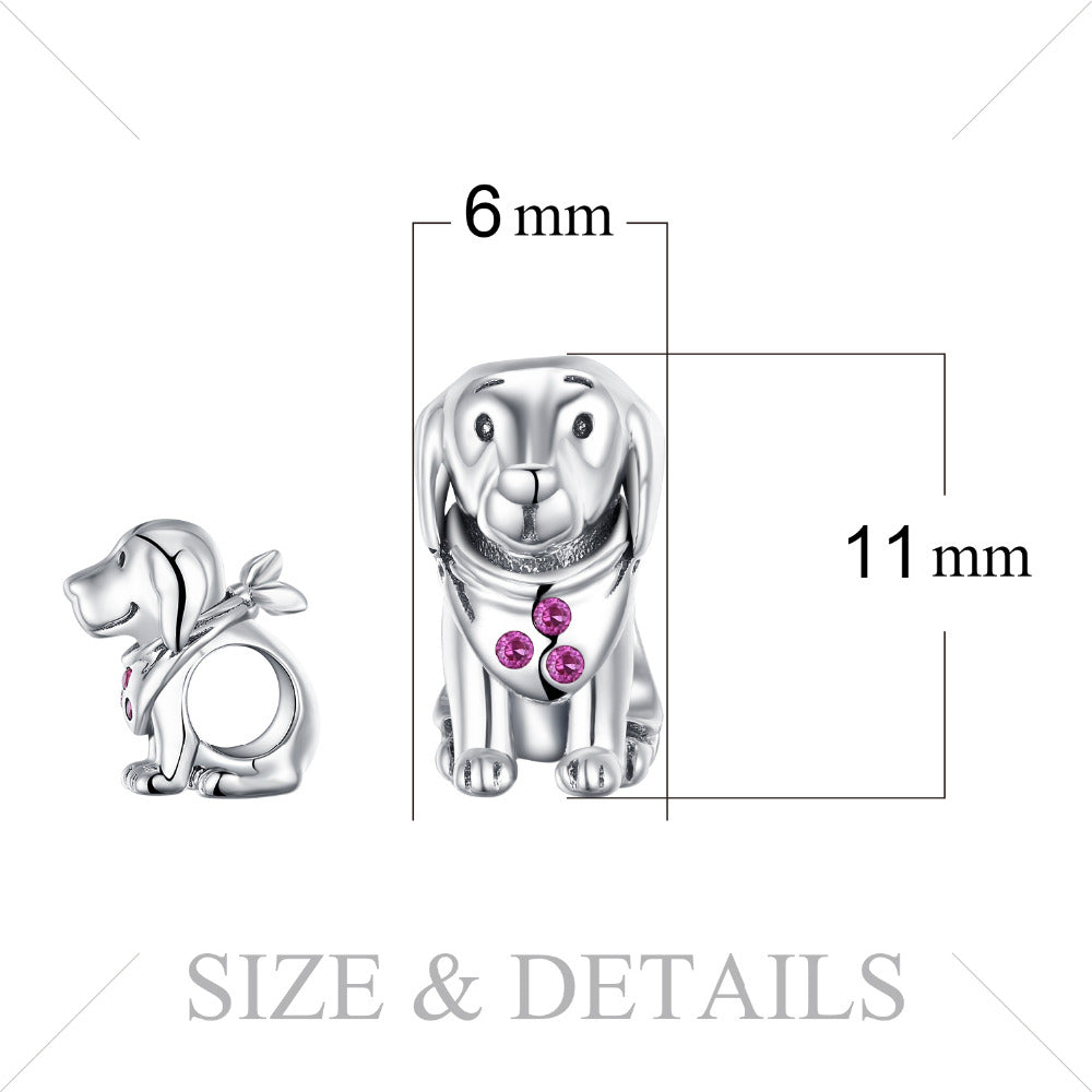 Puppy Dog 925 Sterling Silver Beads Charms Silver 925 Original For Bracelet