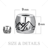 925 Sterling Silver Scenery Beads Charms Fit Bracelets Silver Beads Fashion Jewelry Making Women Fashion Gifts