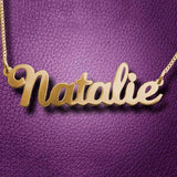 Personalized Classic Name Necklace Adjustable 16”+2” - 925 Sterling Silver OEM And Customization