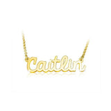 Personalized Caitlin Style Name Necklace  Adjustable 16”-20”