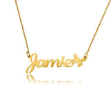 Personalized Name Necklace With Butterfly Adjustable 16”-20”