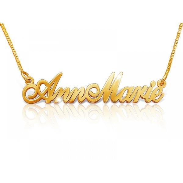 Personalized Two Names Necklace Adjustable 16”-20” - 925 Sterling Silver OEM And Customization