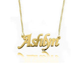 925 Sterling Silver Personalized Classic Name Necklace 18" - 925 Sterling Silver OEM And Customization