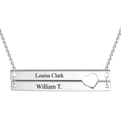 Write name on Jewellery Custom engraved personalized silver name necklace