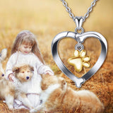 Dog Bone Gold Plated Silver Chain Necklace