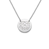 925 Sterling Silver Personalized Engraved Necklace -Adjustable 16”-20”