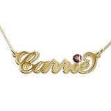 Carry Your Name - 925 Sterling Silver Personalized Name Necklaces Adjustable Chain 16”-20”