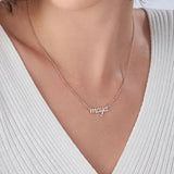"maya" Personalized Name Necklace Adjustable Necklace