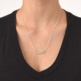 "Isabella"Personalized Tiny Name Necklaces