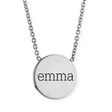 925 Sterling Silver Square Hollow Personalized Engravable Necklace Adjustable 16”-20”