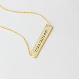 Name Necklace DIY Engraved Character Gold Color Necklaces & Pendants Customize Letter Personalised Gift