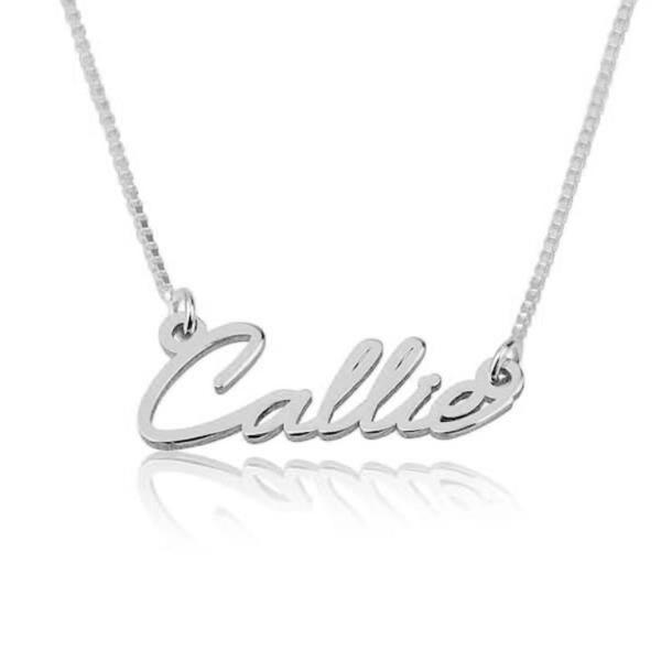 Personalized Dainty Name Necklace Adjustable Chain 16”-20"