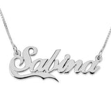 Personalized Names Necklace With Fancy Underline Adjustable Chain 16”-20"