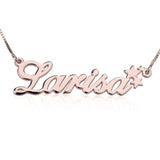 Personalized Classic Name Necklace with Symbol Adjustable Chain 16”-20"