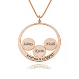 925 Sterling Silver Personalized Family Name Necklace Adjustable 16”-20” - 925 Sterling Silver OEM And Customization