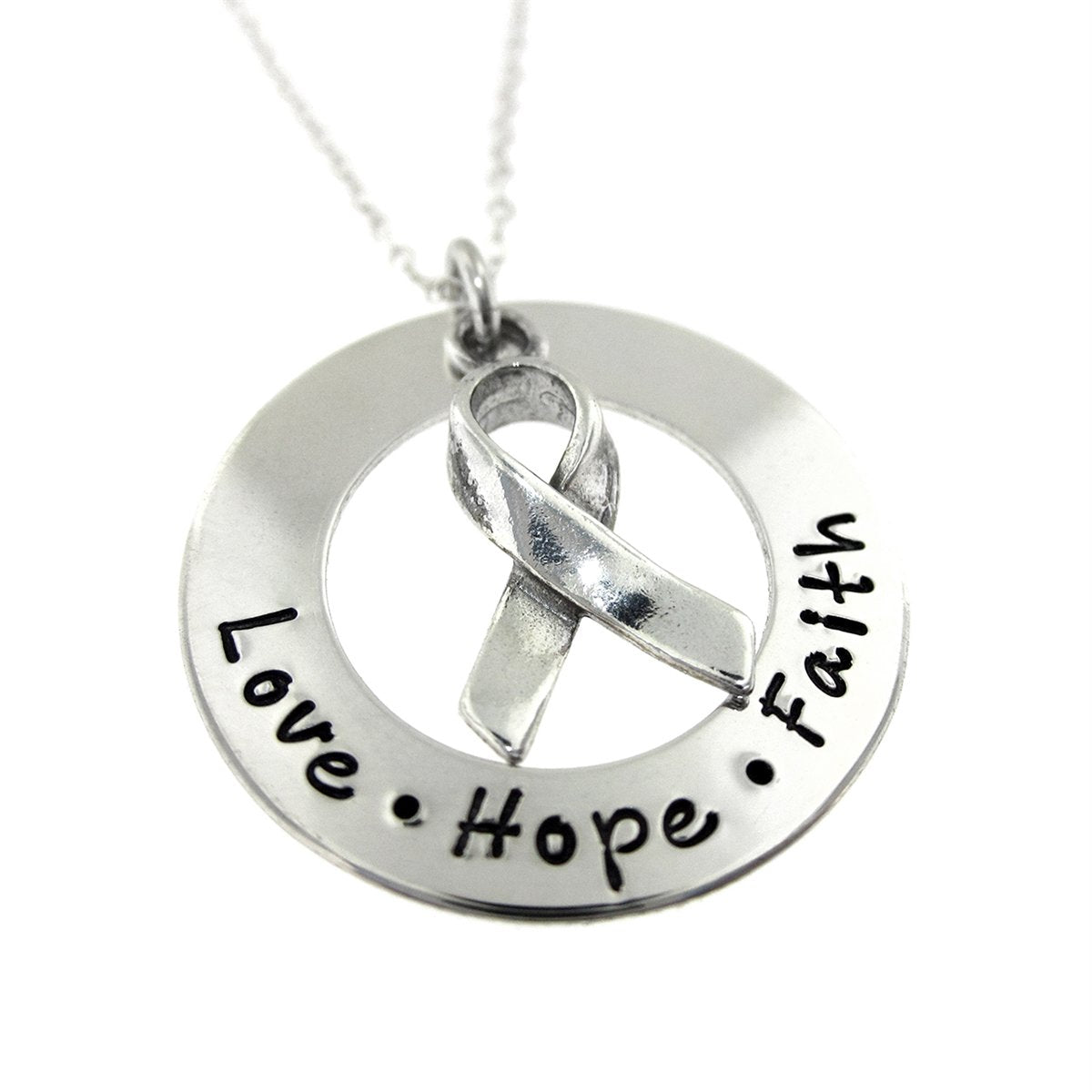 925 Sterling Silver Personalized Circle Engraved Necklace  Adjustable 16-20" - 925 Sterling Silver OEM And Customization
