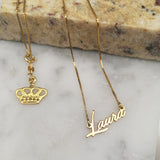 925 Sterling Silver Personalized Tiny Name Necklace 18” - 925 Sterling Silver OEM And Customization