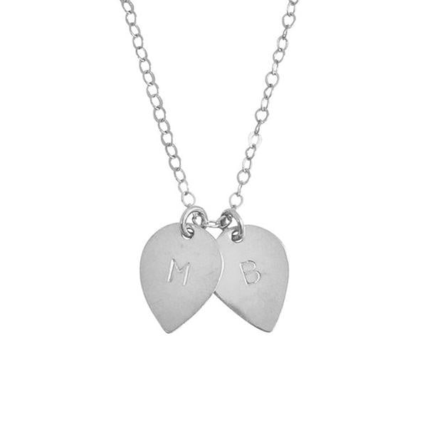 925 Sterling Silver Personalized Double Lotus Petal Charm Necklace Adjustable 16”-20” - 925 Sterling Silver OEM And Customization