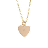 925 Sterling Silver Personalized Heart Initial Necklace Adjustable 16”-20” - 925 Sterling Silver OEM And Customization