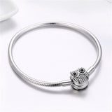 S925 Sterling Silver Cute Owl Bracelets