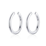 S925 Sterling Silver Hoop Earrings