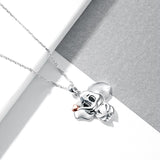 925 Sterling Silver Cute Elephant Pendant Chain Animal Necklace For Women Jewelry Gifts