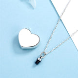 New 925 Sterling silver forever in my heart pendant cremation Dog paw urn necklace chain for Women memorial Jewelry