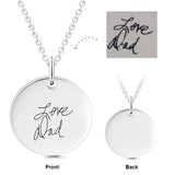 in 925 Sterling Silver Personalized Engraved Your Name Necklace Adjustable 16”-20”