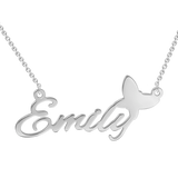 "Emily"Style Adjustable 16”+2”  Personalized Name Necklace