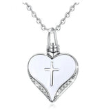 Heart Cremation Urn Necklace