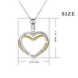 High Quality Linked Heart Necklace Jewelry Wholesale DIY Customized Personalized Necklace