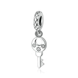 Key Beads s S925 Sterling Silver Beaded Jewelry Accessories
