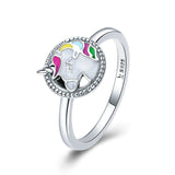 925 Sterling Silver Colorful Animal Finger Rings for Girlfriend Wedding Engagement Jewelry