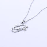 925 Sterling Silver Fashion Jewelry Woman Accessories Pendant Letter P