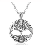 Supper Man & Tree Of Life Pendant Necklace