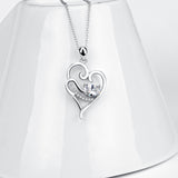 bulk wholesale heart pendant fashion jewelry factory necklace with zirconia