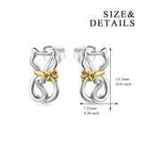 Cat Earrings Different Color Plating Earring For Beautiful Girls Design